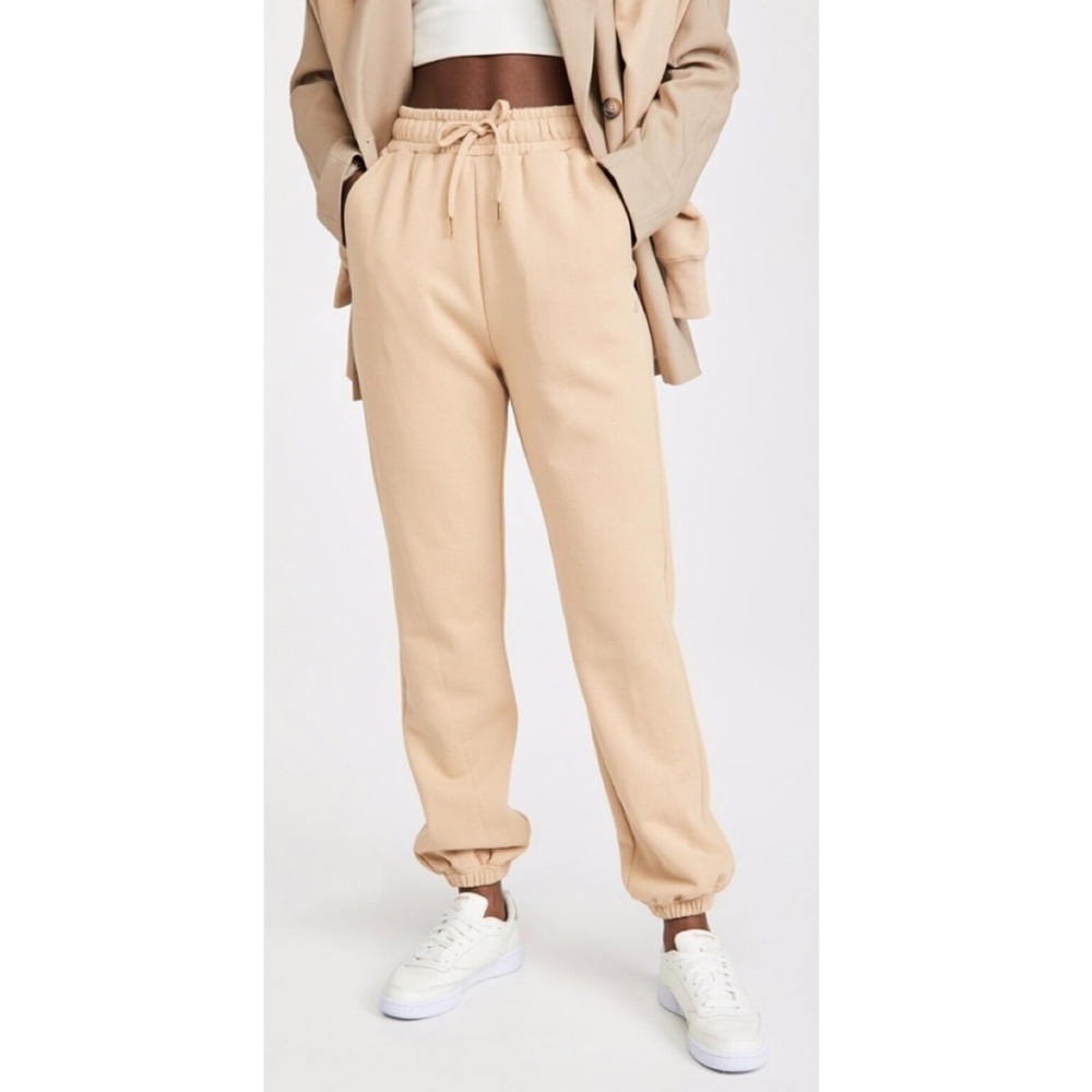 We Wore What Tan Sweatpants